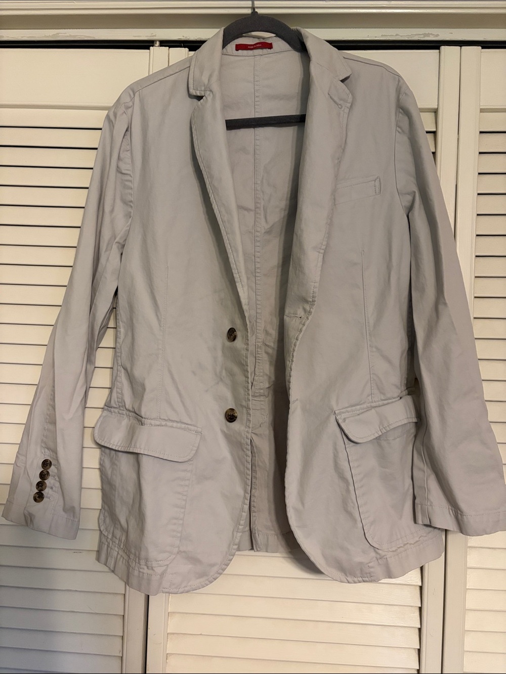 Merona Light Gray Casual Women's Blazer Jacket